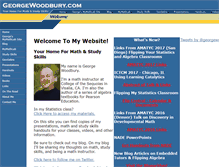 Tablet Screenshot of georgewoodbury.com